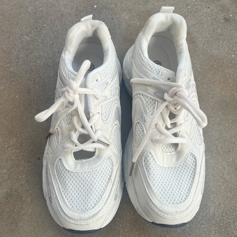 White Athletic Sneakers